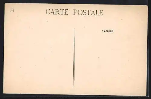 AK Céton, La Poste et Rue de l`Eglise