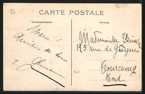 AK Mortagne, Vue de la Tourelle du Fort Toussaint du XIII? siècle par le Comte du Perche