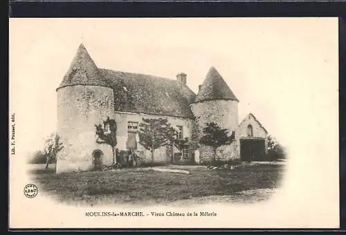 AK Moulins-la-Marche, Vieux Château de la Mêlerie