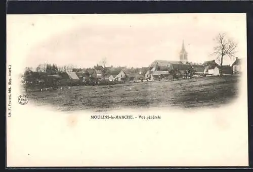 AK Moulins-la-Marche, Vue générale