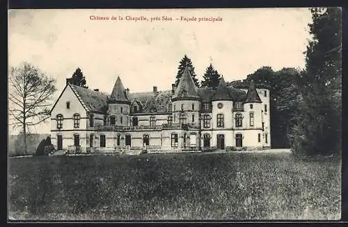 AK Sées, Château de la Chapelle, Facade principale