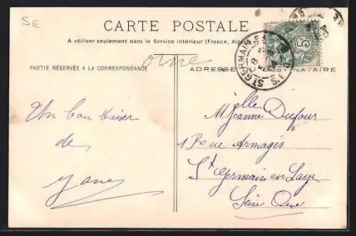 AK St-Gervais-des-Sablons, Manoir de Glatigny, une des demeures de Charlotte Corday