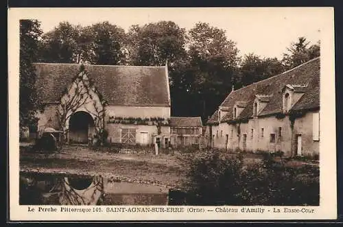 AK Saint-Agnan-sur-Erre, Château d`Amilly, La Basse-Cour