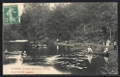 AK St-Ceneri, Les Bords de la Sarthe, La Plage