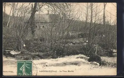 AK Landisacq /Orne, Le Vieux Moulin