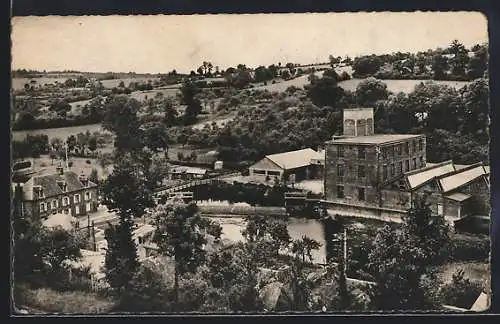 AK Le Mesnil Villement /Orne, La Suisse Normande, L`Usine du Bateau et l`Orne