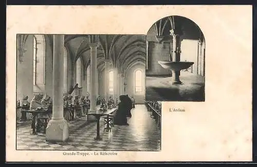 AK Grande-Trappe, Intérieur de l`Église, le Réfectoire, l`Atrium