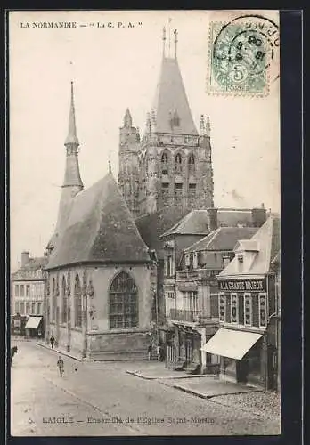 AK Laigle, Ensemble de l`Église Saint-Martin