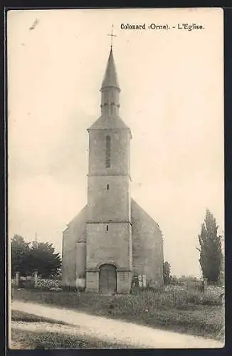 AK Colonard /Orne, L`Eglise