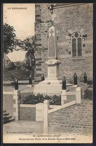 AK Landisacq /Orne, Monument aux Morts de la Grande Guerre