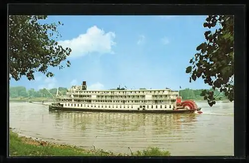 AK Dampfer Delta Queen auf dem Ohio River