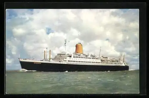 AK Passagierschiff TS Bremen des Norddeutschen Lloyd