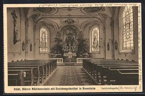 AK Rosenheim, Städt. Höhere Mädchenschule, Institutskapelle