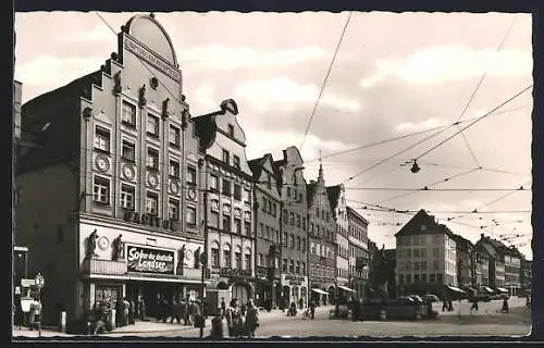 AK Augsburg, Kino Capitollichtspiele mit Strassenpartie