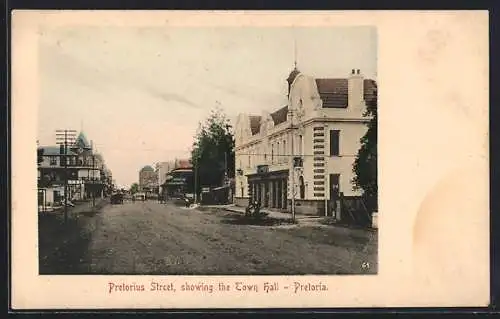 AK Pretoria, Pretorius Street showing the Town Hall