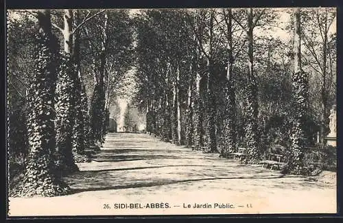 AK Sidi-Bel-Abbès, Le Jardin Public