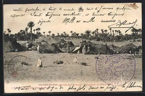 AK Colomb-Bechar, Campement des Oulad-Djerir