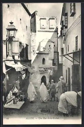 AK Alger, Une Rue de la Casbah