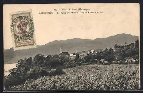 AK Robert, Le Bourg, vue du Chemin du Bac