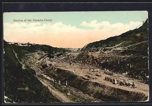 AK Panama Canal, Section of the Panama Canal, Construction Works