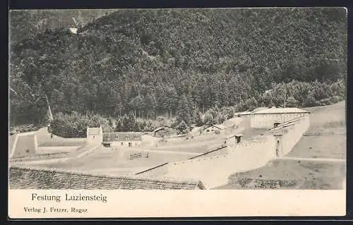 AK Luziensteig, Blick auf die Festung