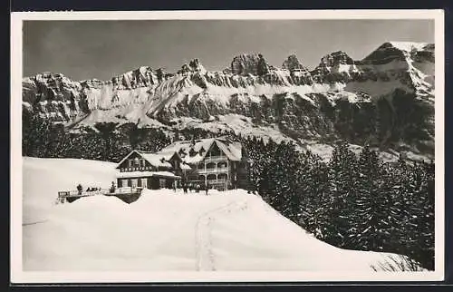 AK Flumserberg, Hotel Gamperdon im Schnee