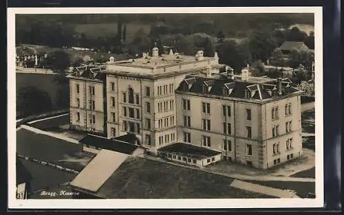 AK Brugg, Kaserne aus der Vogelschau