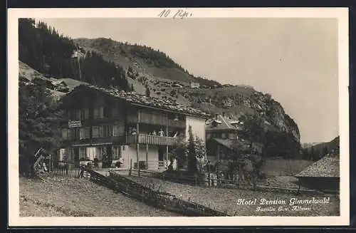 AK Gimmelwald, Hotel Pension E. v. Allmen