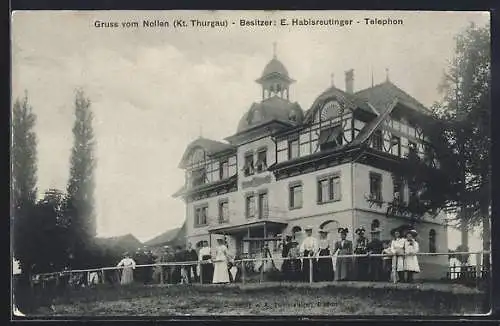 AK Hosenruck, Gasthaus Nollen, Bes. E. Habisreutinger