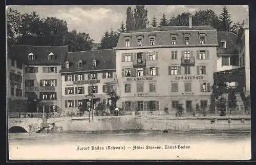 AK Baden, Hotel Bad & Gasthof zum Sternen