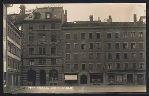 AK Herisau, Partie am Kirchplatz