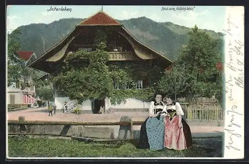 AK Interlaken, Haus zum kühlen Wein