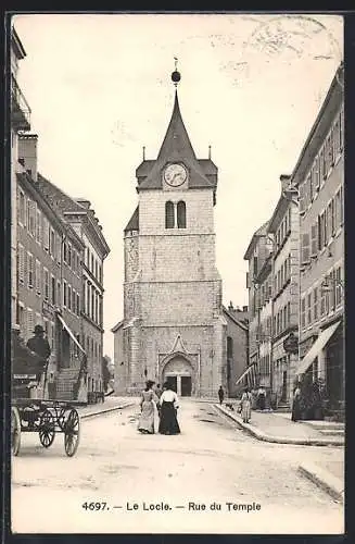 AK Le Locle, Rue du Temple