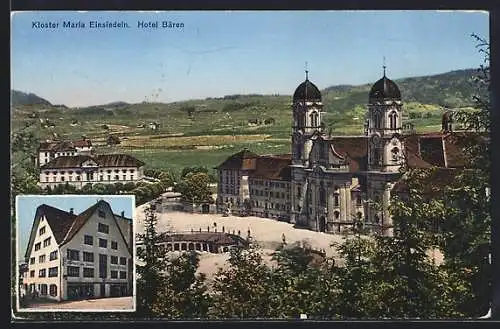 AK Maria Einsiedeln, Hotel Bären, Kloster