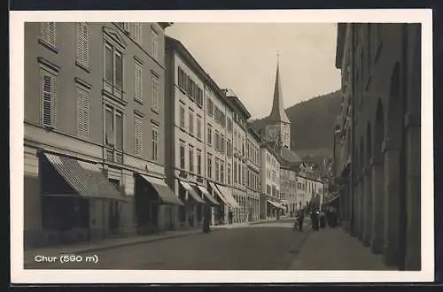 AK Chur, Strassenpartie im Ortskern