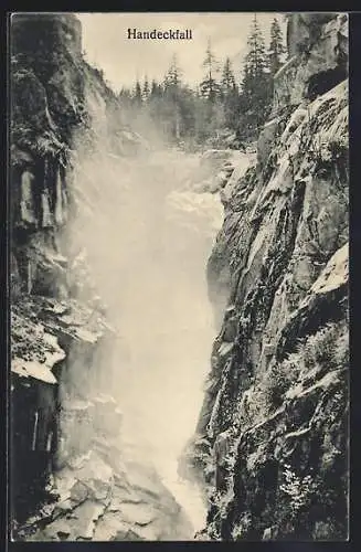 AK Guttannen, Handeckfall, Blick auf den Wasserfall