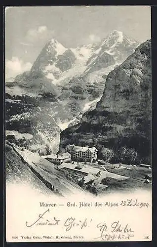 AK Mürren, Grand-Hotel Alpes