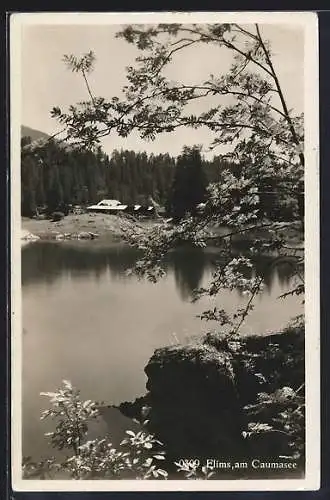 AK Flims am Caumasee, Blick über den See