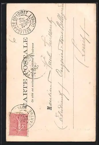 AK La Ferté-Bernard, Porte de Ville vue de la rue de l`Huisne