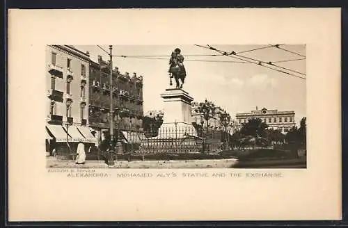 AK Alexandria, Mohamed Aly`s statue and the exchange