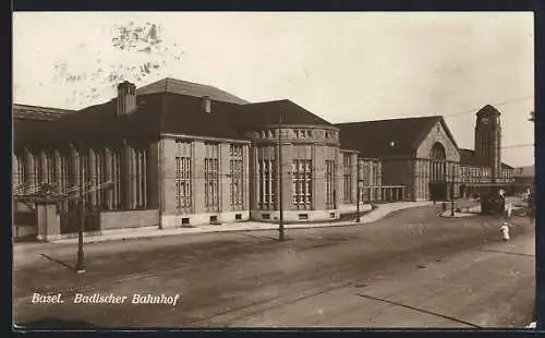 AK Basel, Badischer Bahnhof