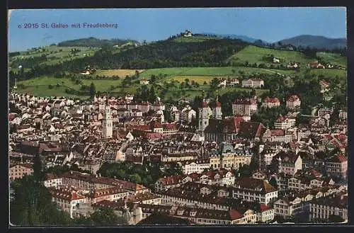 AK St. Gallen, Teilansicht mit Freudenberg