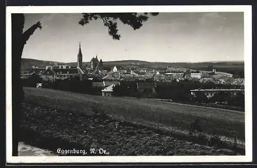 AK Eggenburg /N. Oe., Teilansicht mit Kirche