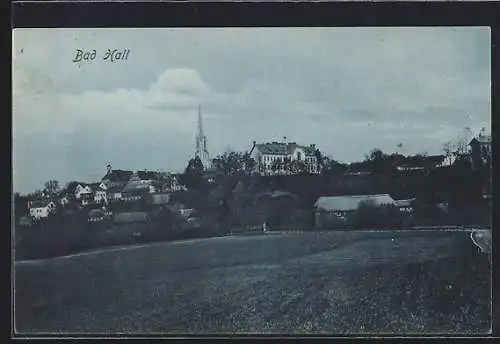 AK Bad Hall, Teilansicht mit Kirche