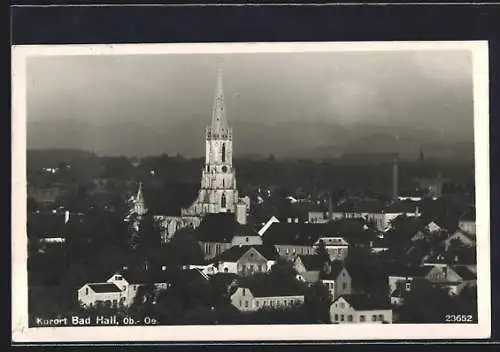 AK Bad Hall /Ob.-Oe., Teilansicht mit Kirche