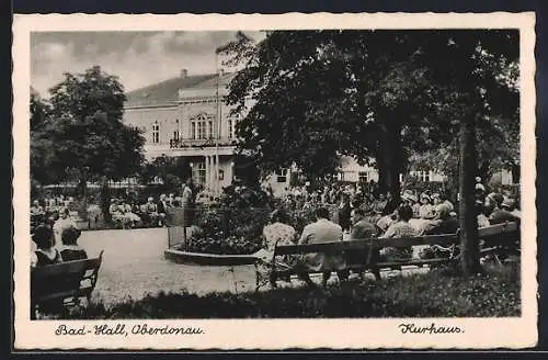 AK Bad Hall, Kurgäste am Kurhaus