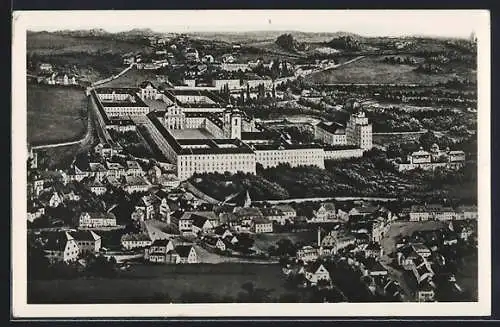 AK Kremsmünster, Panorama des Benediktinerstiftes