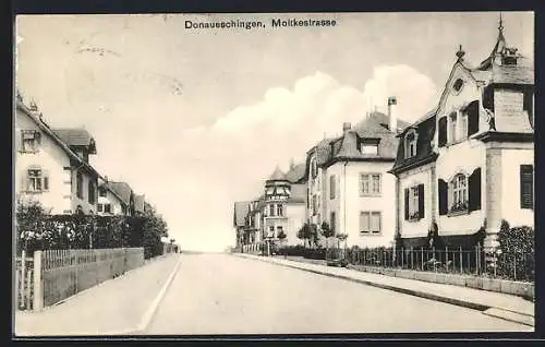 AK Donaueschingen, Villen in der Moltkestrasse