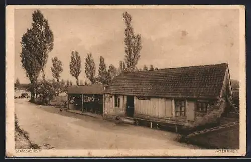 AK Germersheim, Gasthaus Vater Rhein