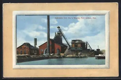 AK Port Arthur /Ont., Atikoken Iron Co.`s Works